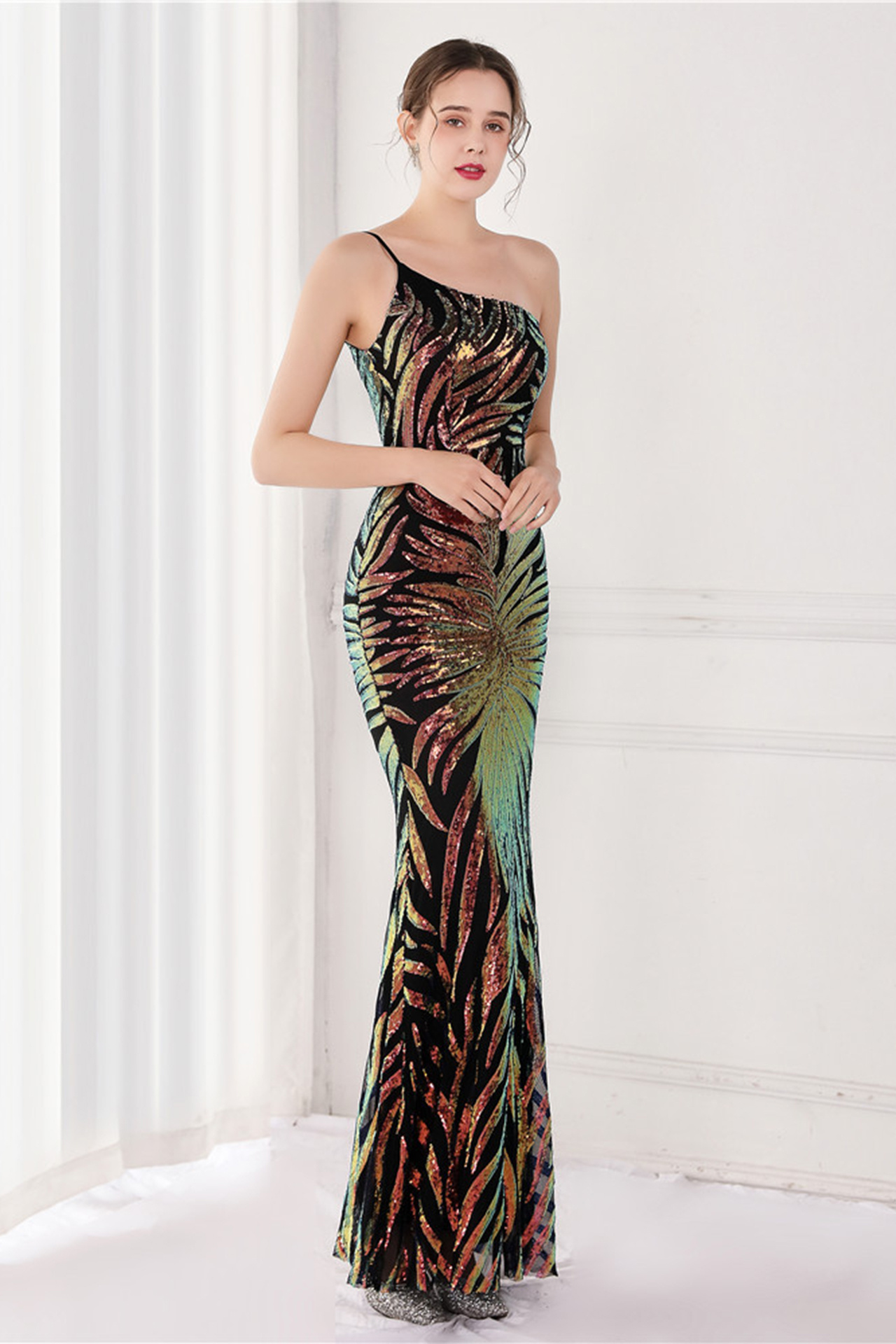 Bianca Sequin Maxi Dress